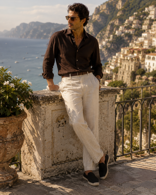 Wearing the Men's Slip-On Beach Shoes