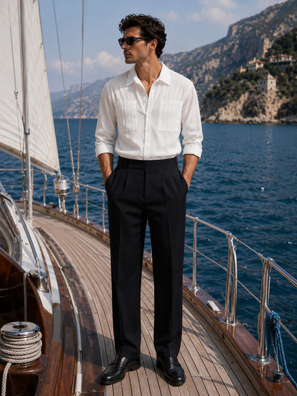 Wearing St Tropez Ribbed Shirt