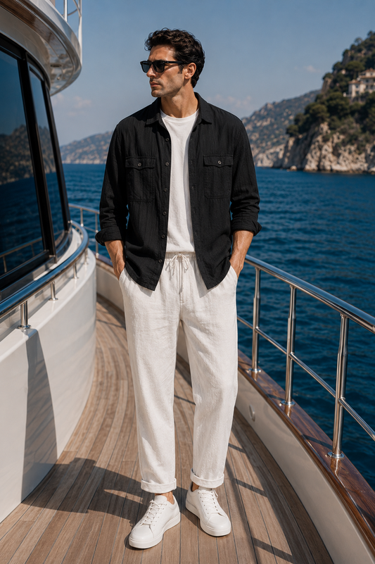 Wearing Portofino Heritage Overshirt