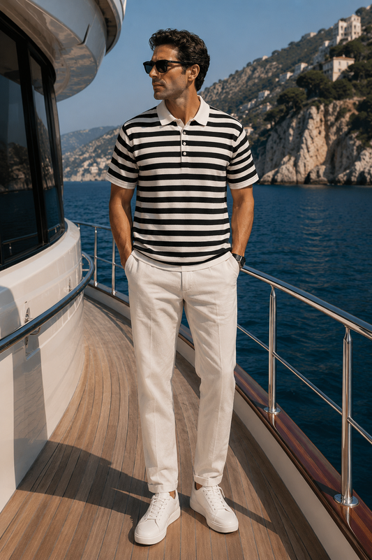 Wearing Shoreline Heritage Polo