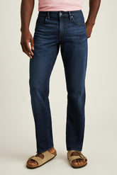 Calça Jeans Masculina Azul Escuro Stretch