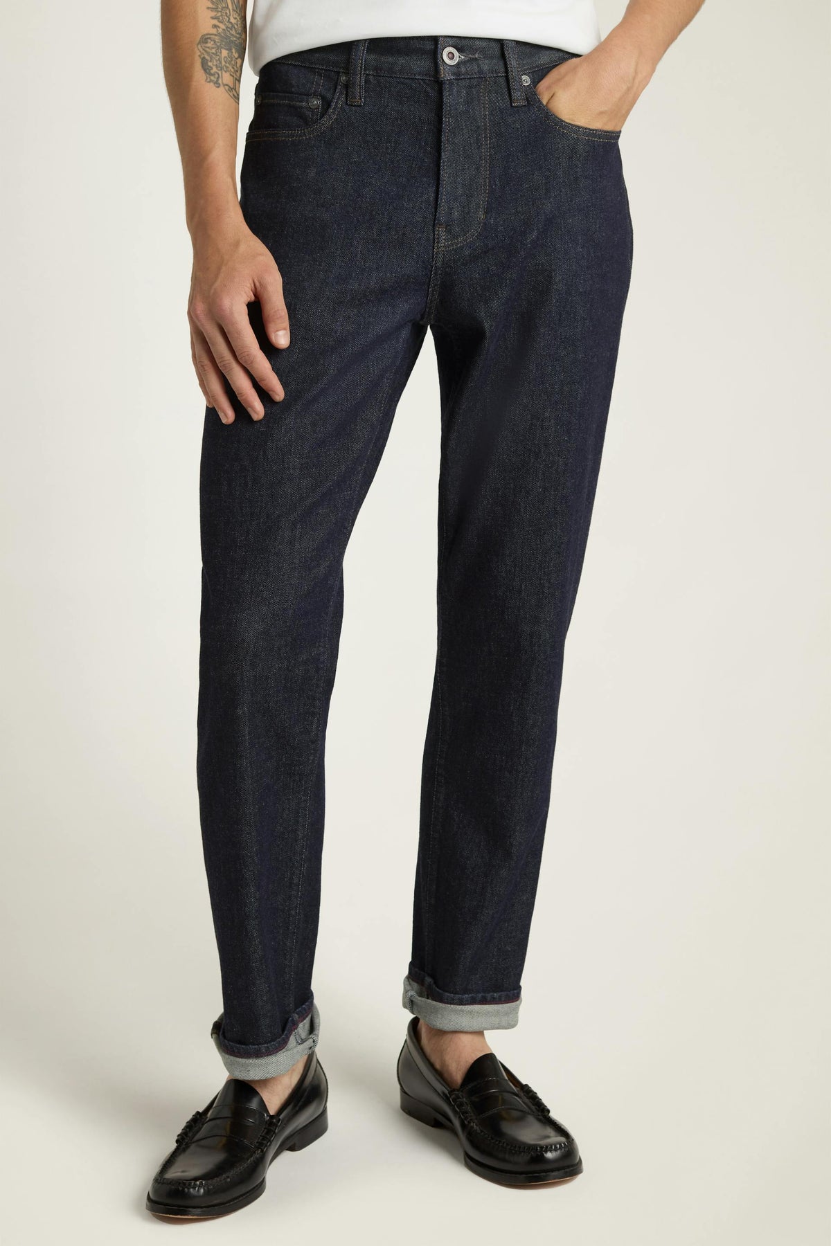 Calça Jeans Masculina Azul Escuro Sync