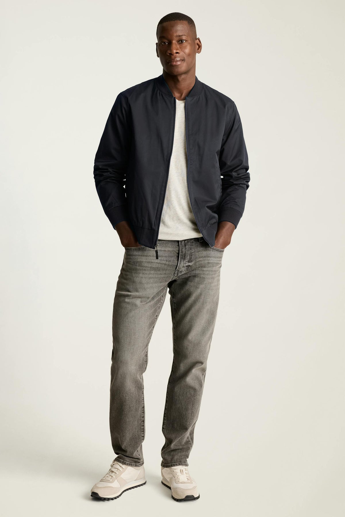 Calça Jeans Masculina Cinza Flux