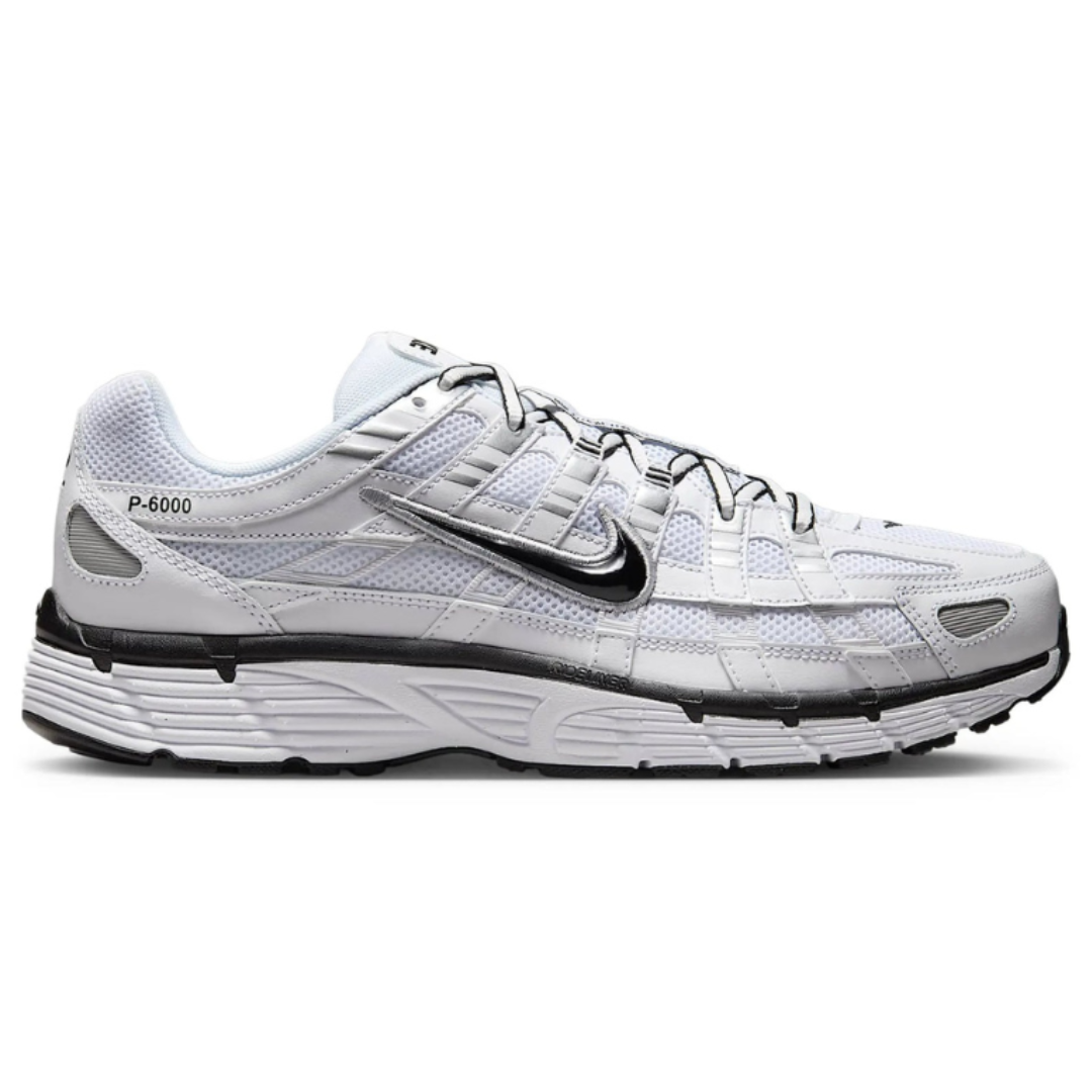 Nike P-6000 'White Black Metallic Silver'
