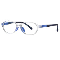 Transparent and blue