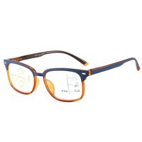 Orange and blue