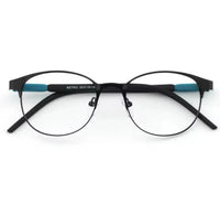 Black and aqua green