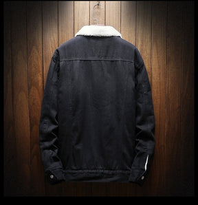 Jaqueta Jeans Masculina Forrada de Lã