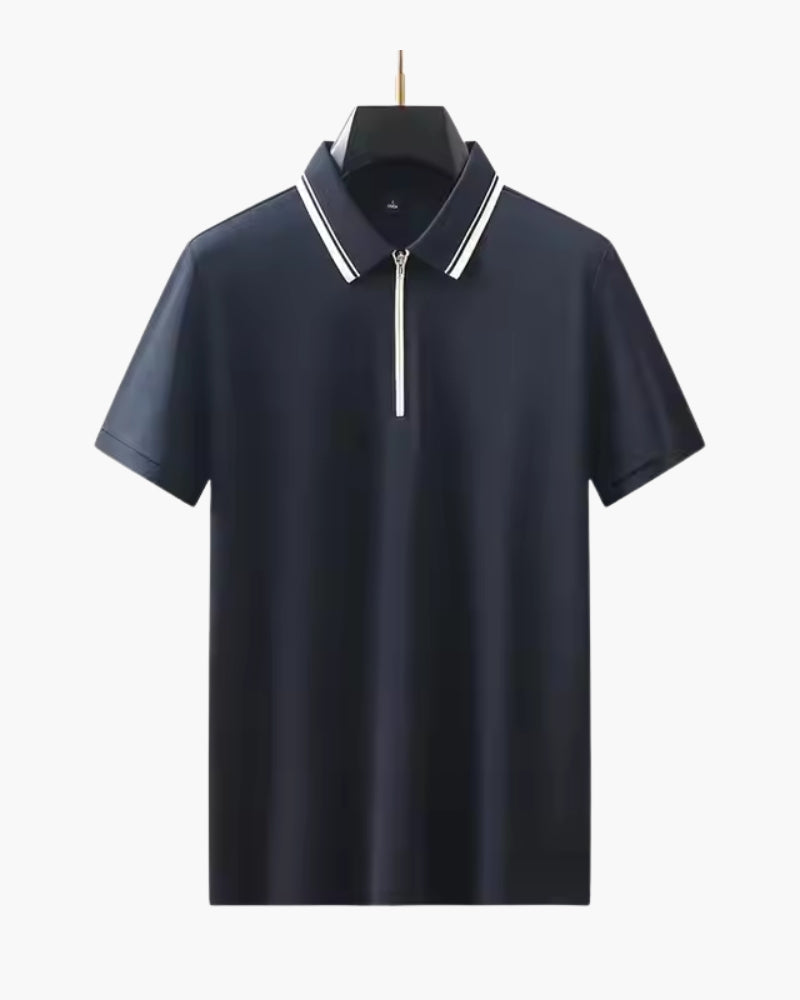 Wearing Ridgeway Heritage Zip Polo