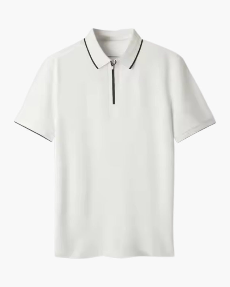 Wearing Ridgeway Heritage Zip Polo