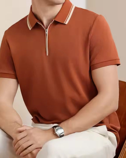 Wearing Ridgeway Heritage Zip Polo