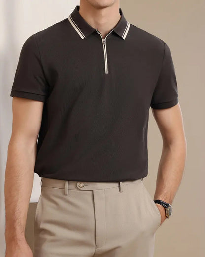 Wearing Ridgeway Heritage Zip Polo