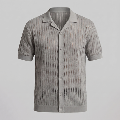 Men's Airy Knit Casual Summer Shirt