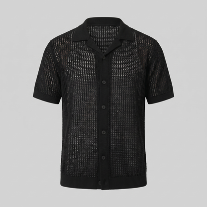 Men's Airy Knit Casual Summer Shirt