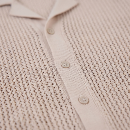 Men's Airy Knit Casual Summer Shirt