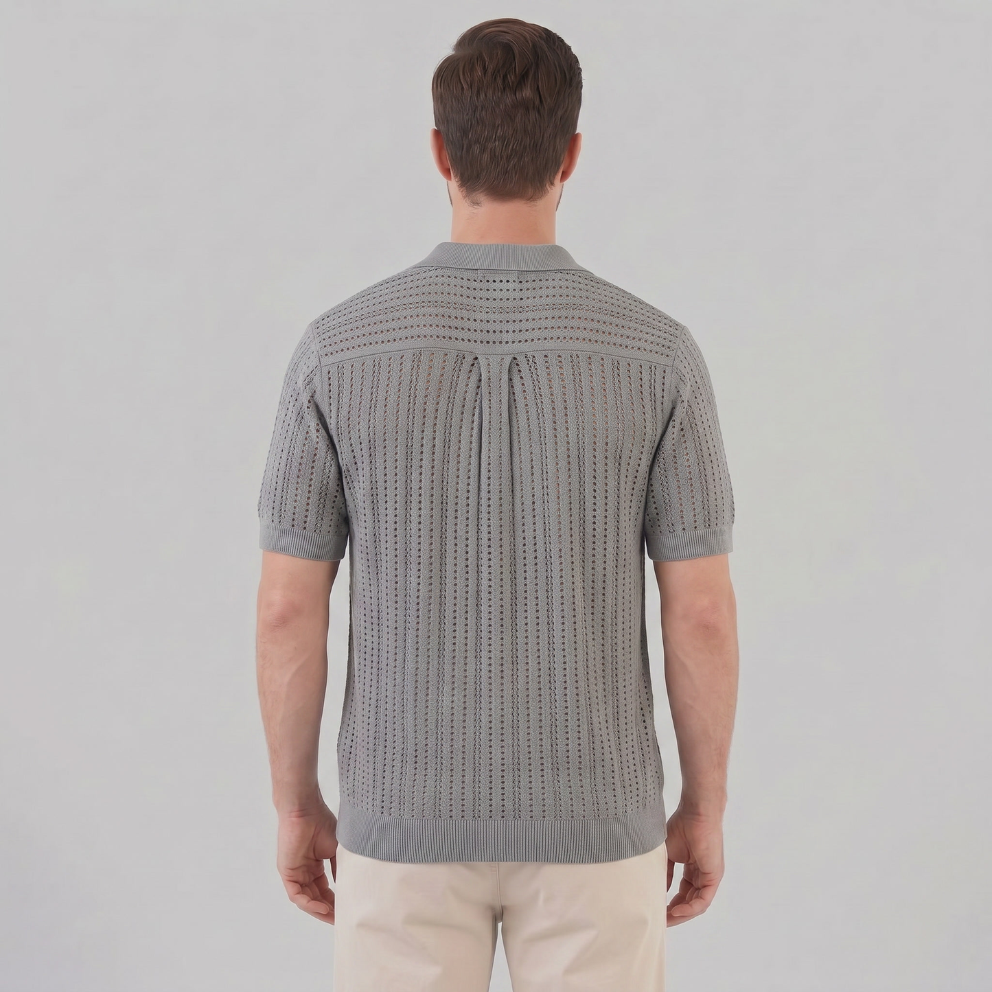 Men's Airy Knit Casual Summer Shirt