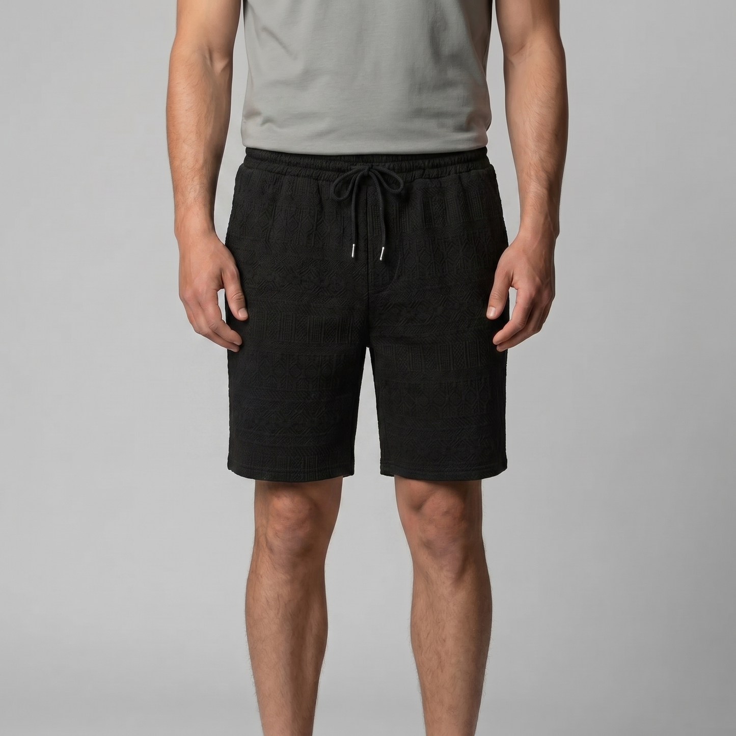 Men's Basic Drawstring Shorts with Pockets