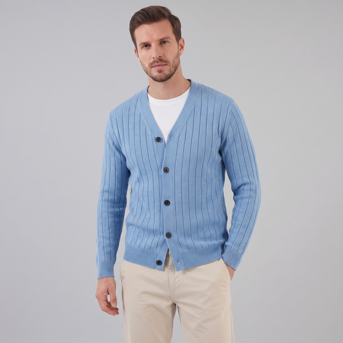 Men's Business Knit Cardigan