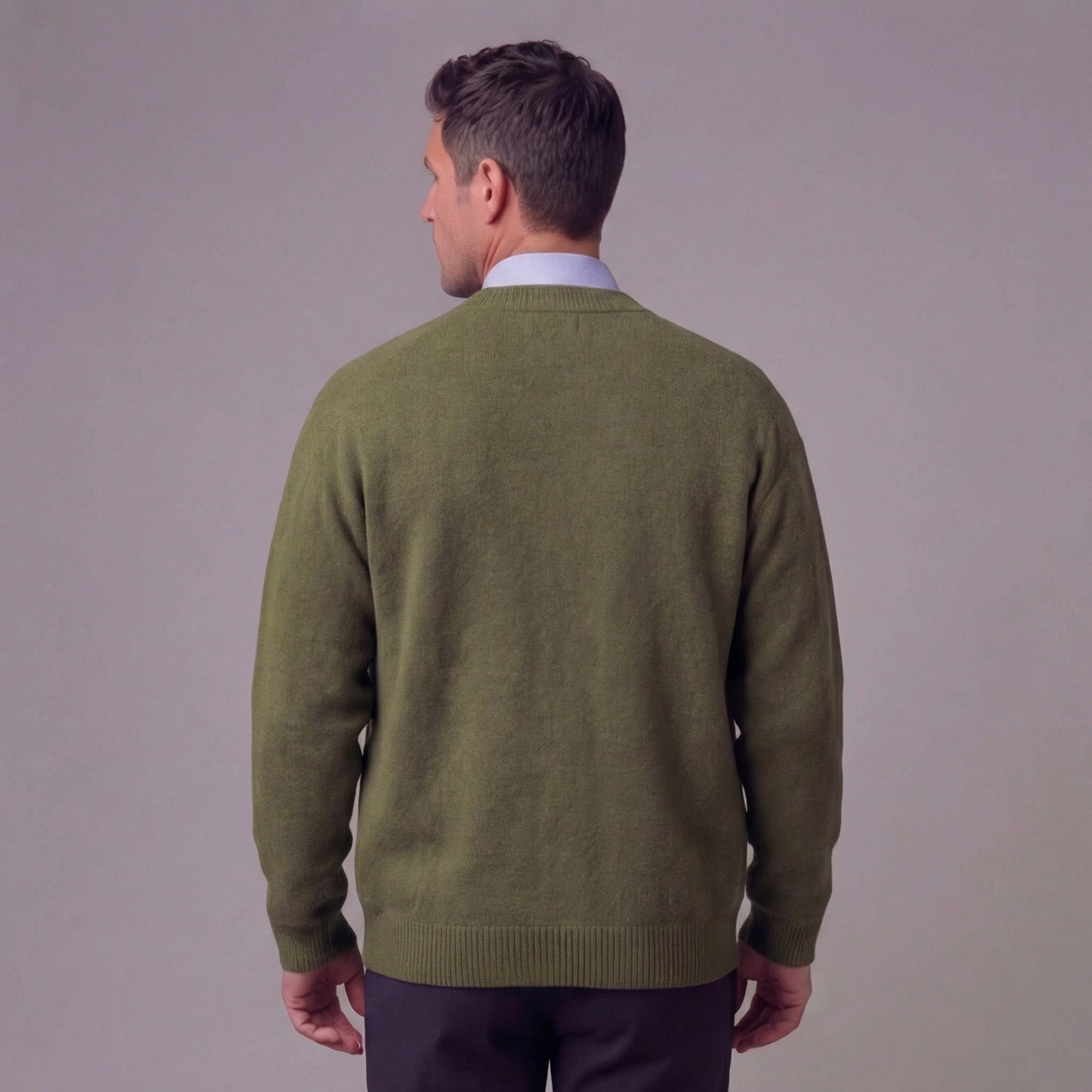 Men's Buttoned Cardigan