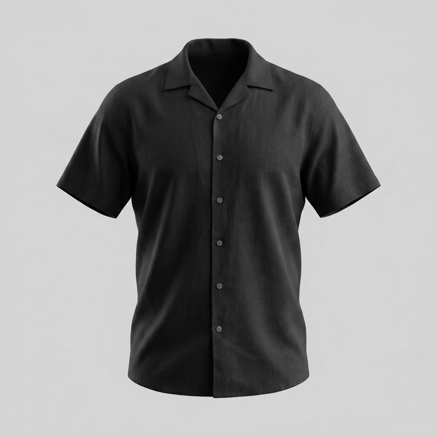 Men's Camp Collar Short-Sleeve Shirt