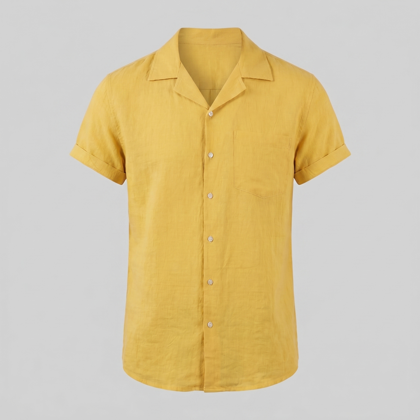 Men's Camp Collar Short-Sleeve Shirt