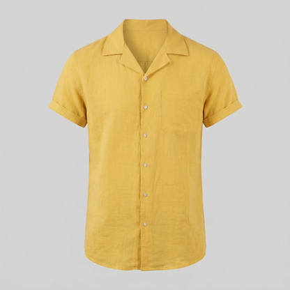 Men's Camp Collar Short-Sleeve Shirt