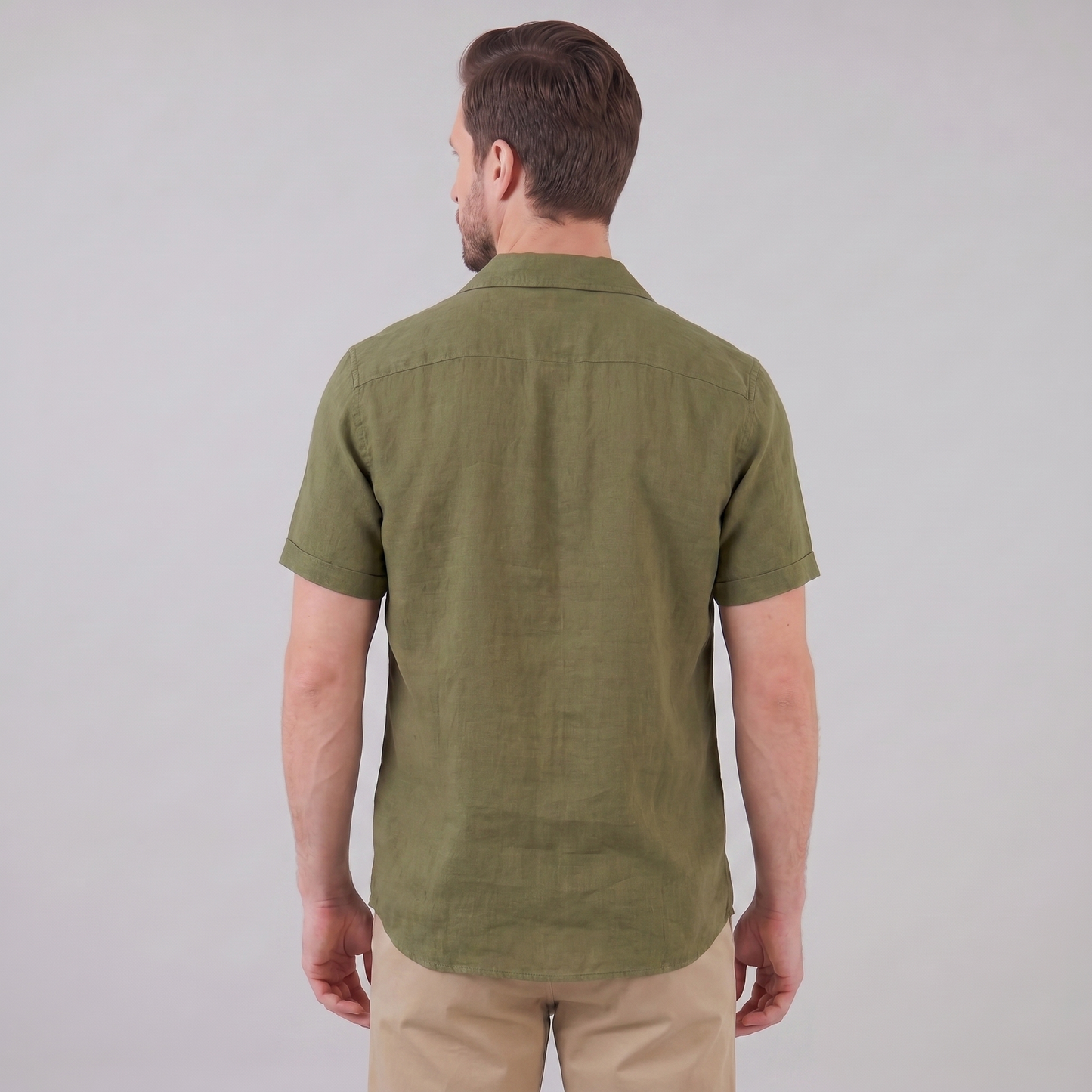Men's Camp Collar Short-Sleeve Shirt