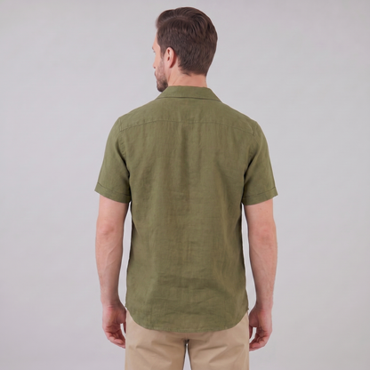 Men's Camp Collar Short-Sleeve Shirt