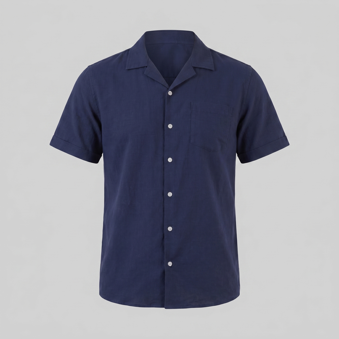 Men's Camp Collar Short-Sleeve Shirt