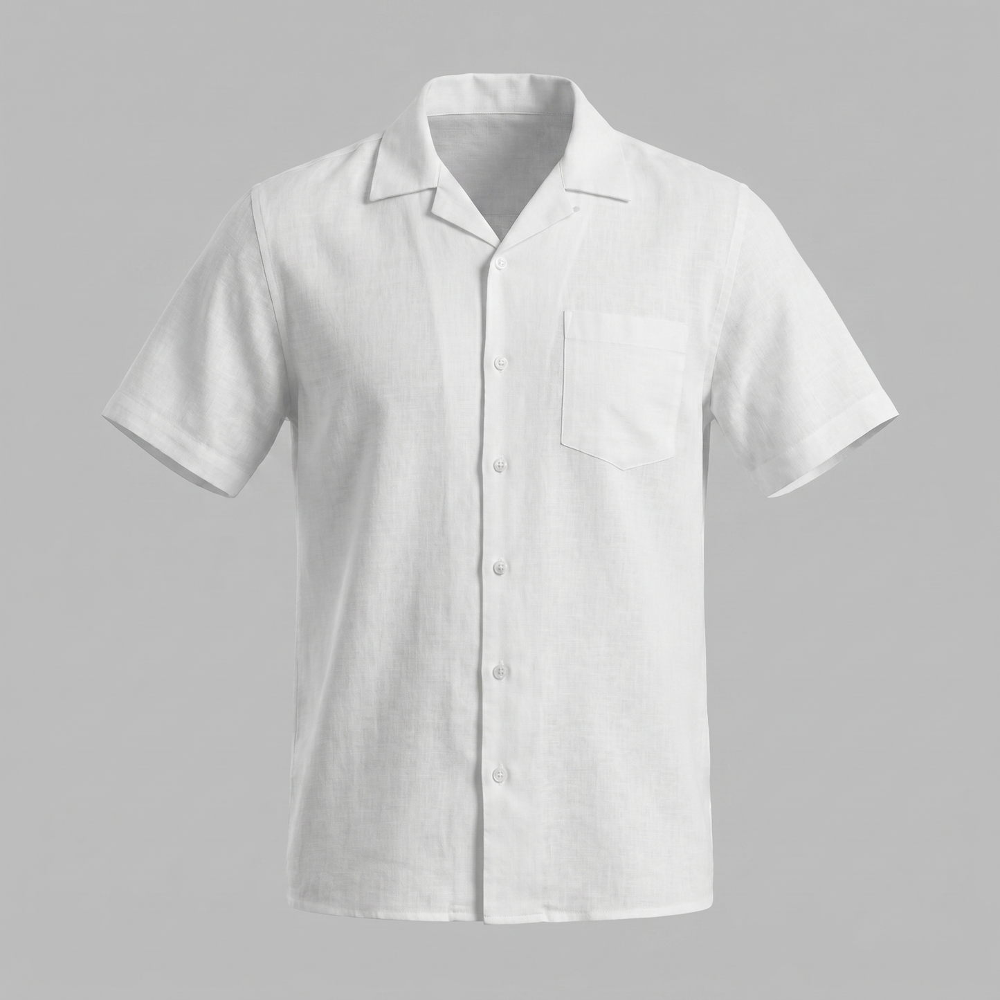 Men's Camp Collar Short-Sleeve Shirt