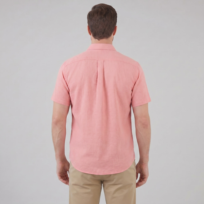Men's Camp Collar Short-Sleeve Summer Shirt