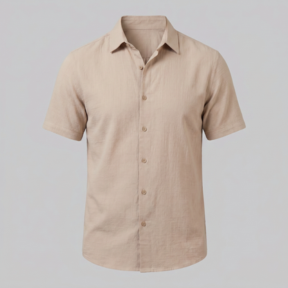 Men's Camp Collar Short-Sleeve Summer Shirt