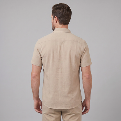 Men's Camp Collar Short-Sleeve Summer Shirt