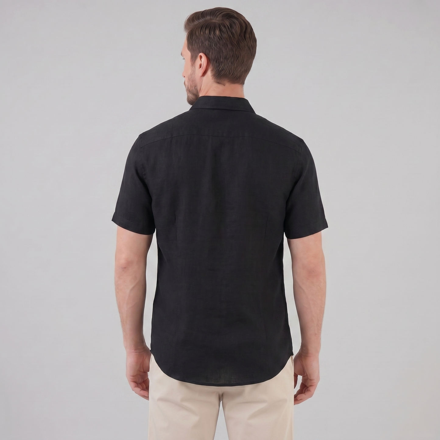 Men's Camp Collar Short-Sleeve Summer Shirt