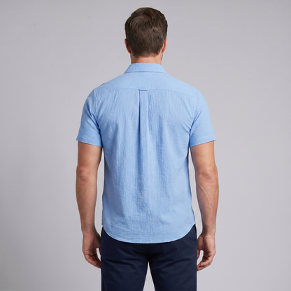 Men's Camp Collar Short-Sleeve Summer Shirt