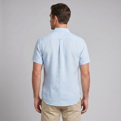 Men's Camp Collar Short-Sleeve Summer Shirt