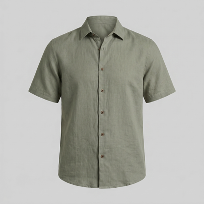 Men's Camp Collar Short-Sleeve Summer Shirt