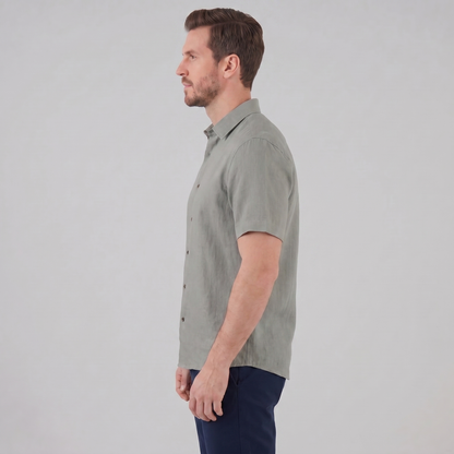 Men's Camp Collar Short-Sleeve Summer Shirt