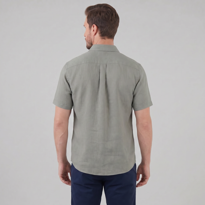 Men's Camp Collar Short-Sleeve Summer Shirt
