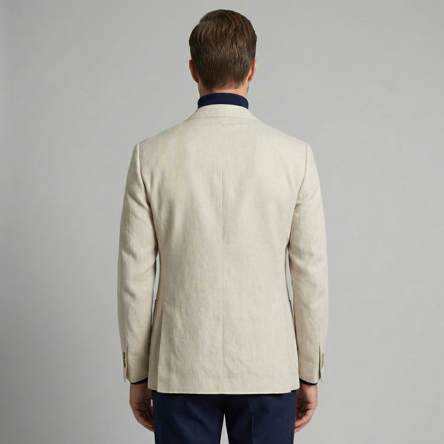 Men's Casual Linen Blazer Jacket