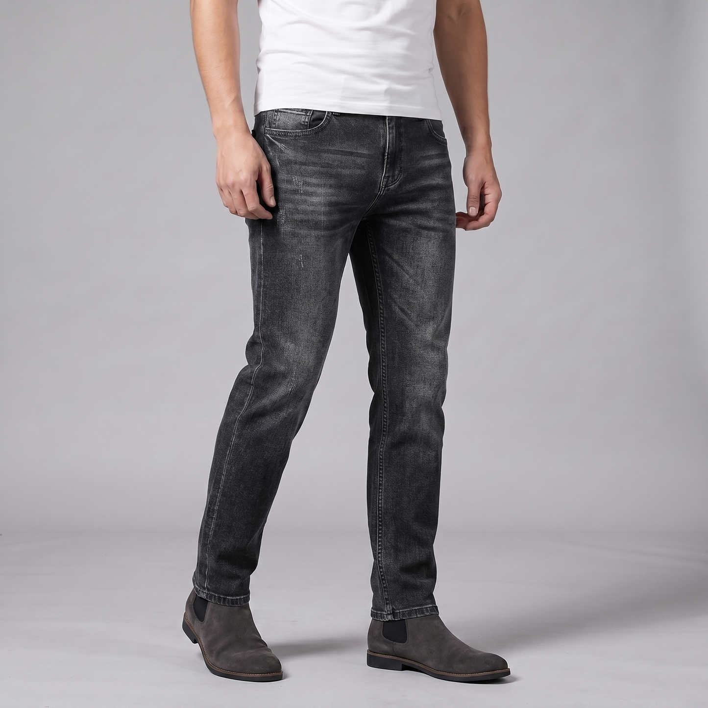 Men's Casual Straight Jeans