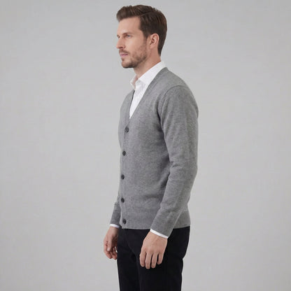 Men's Casual V-Neck Cardigan