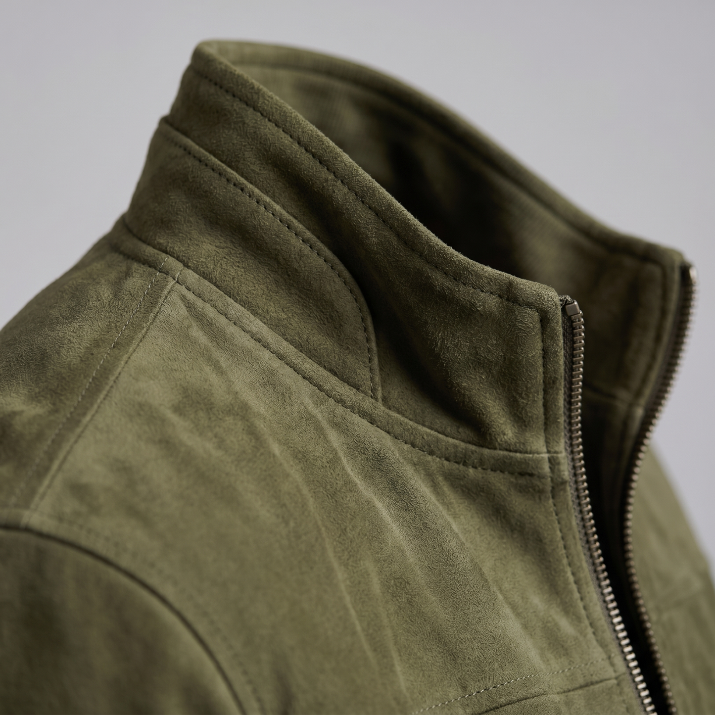Men's Casual Velvet Bomber Jacket