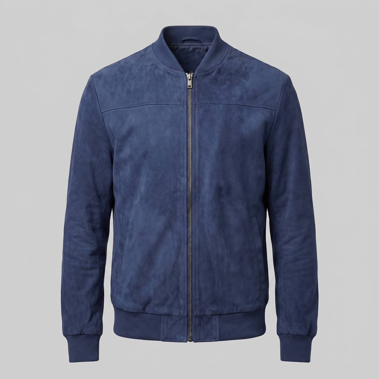Men's Casual Velvet Bomber Jacket