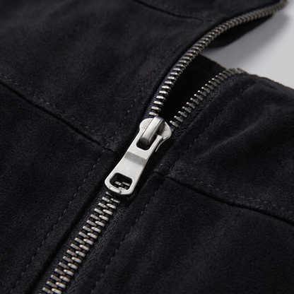 Men's Casual Velvet Bomber Jacket