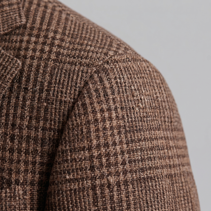 Men's Check Casual Blazer Jacket - Stylish Sport Coat
