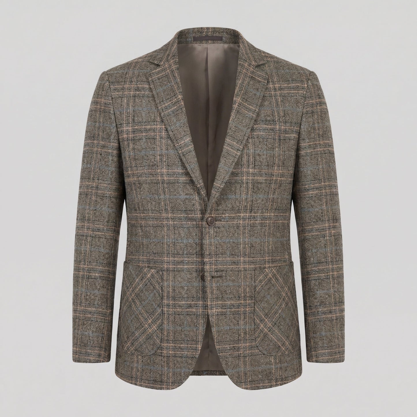 Men's Checked Blazer Jacket