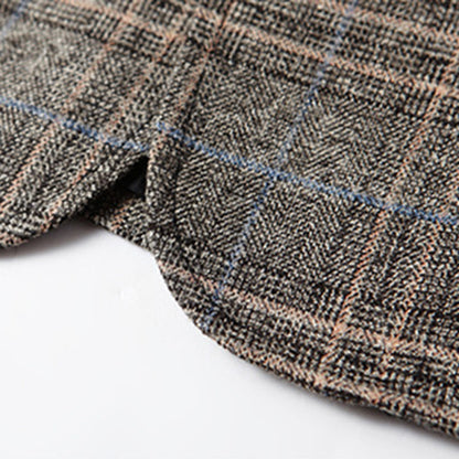 Men's Checked Blazer Jacket