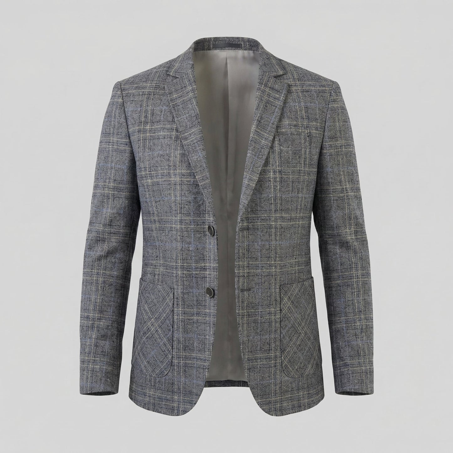 Men's Checked Blazer Jacket