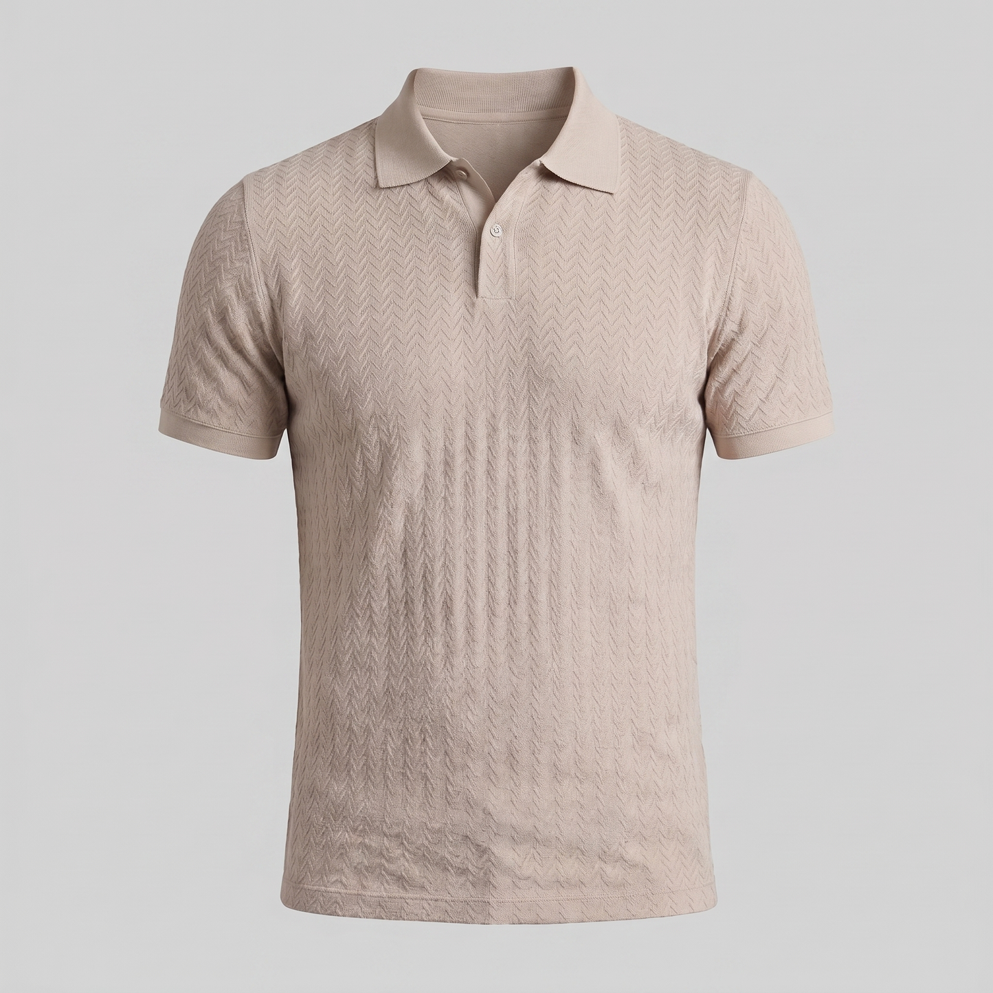 Men's Chevron Knit Polo